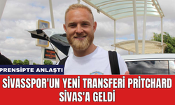 Sivasspor'un yeni transferi Pritchard Sivas'a geldi