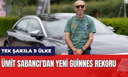 Ümit Sabancı'dan yeni Guinness rekoru! Tek şarjla 9 ülke