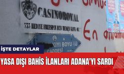 Yasa dışı bahis ilanları Adana'yı sardı