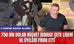 750 bin dolar rüşvet iddiası! Çete lideri ve üyeleri firar etti: 3 hakim açığa alındı