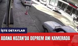 Adana Kozan'da deprem anı kamerada