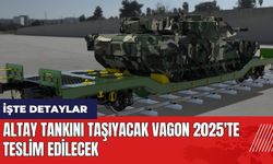 Altay tankını taşıyacak vagon 2025'te teslim edilecek