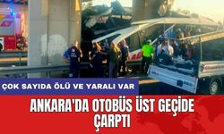 Son dakika: Feci kaza! Ankara'da otobüs üst geçide çarptı: 11 Ölü