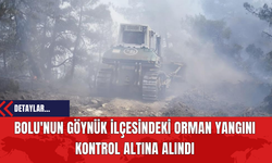 Bolu'nun Göynük İlçesindeki Orman Yangını Kontrol Altına Alındı