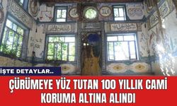 Çürümeye Yüz Tutan 100 yıllık cami koruma altına alındı