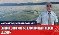 Eğirdir Gölü'nde su kabarcıkları neden oluştu? Metan gazı tehlikesi