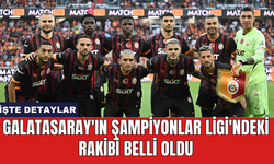 Galatasaray'ın Şampiyonlar Ligi'ndeki rakibi belli oldu