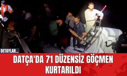 Datça'da 71 Düzensiz Göçmen Kurtarıldı