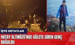 Hatay Altınözü'nde gölete giren genç boğuldu