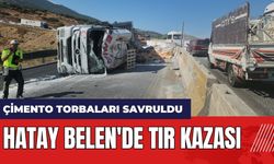 Hatay Belen'de tır kazası