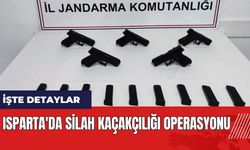 Isparta'da silah kaçakçılığı operasyonu