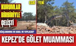 Kepez'de Gölet Muamması! Kurumlardan Farklı Açıklamalar