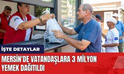 Mersin'de vatandaşlara 3 milyon yemek dağıtıldı