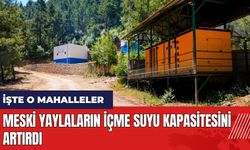 MESKİ yaylaların içme suyu kapasitesini artırdı