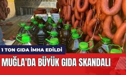 Muğla'da büyük gıda skandalı! 1 ton gıda imha edildi