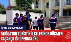 Muğla'nın turistik ilçelerinde göçmen kaçakçılığı operasyonu