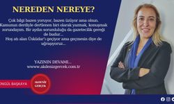 Nereden nereye?