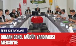 Orman Genel Müdür Yardımcısı Mersin'de