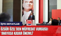 Özgür Özel'den müfredat vurgusu: Anayasa kadar önemli