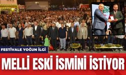 Festivalde Dikkat Çeken Talep! "Melli'nin Adı Melli Olsun"