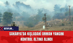 Sakarya'da Kışladaki Orman Yangını Kontrol Altına Alındı