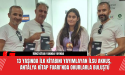 13 Yaşında İlk Kitabını Yayımlayan İlsu Akkuş, Antalya Kitap Fuarı’nda Okurlarla Buluştu