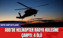 ABD’de helikopter radyo kulesine çarptı: 4 ölü