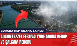 Adana Lezzet Festivali'nde Adana Kebap ve Şalgam Rekoru