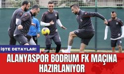 Alanyaspor Bodrum FK Maçına Hazırlanıyor