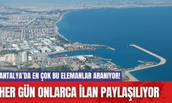 Antalya’da en çok bu elemanlar aranıyor! Her gün onlarca ilan paylaşılıyor