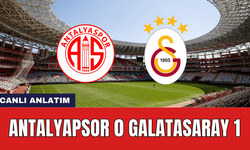 Antalyaspor 0 Galatasaray 1 Canlı Anlatım