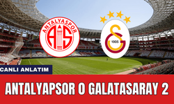 Antalyaspor 0 Galatasaray 2 Canlı Anlatım