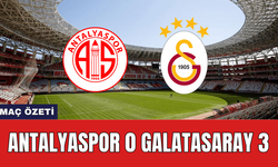 Antalyaspor 0 Galatasaray 3 Maç Özeti