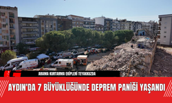 Aydın'da 7 Büyüklüğünde Deprem Paniği Yaşandı