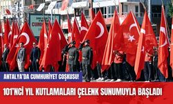 Antalya’da Cumhuriyet Coşkusu! 101’nci Yıl Kutlamaları Çelenk Sunumuyla Başladı