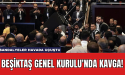 Beşiktaş Genel Kurulu'nda Kavga: Sandalyeler Havada Uçuştu