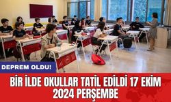 Bir ilde okullar tatil edildi 17 Ekim 2024 Perşembe