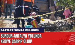 Burdur-Antalya Yolunda Kediye Çarpıp Öldü