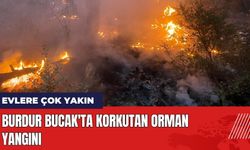 Burdur Bucak'ta Korkutan Orman Yangını