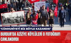 Burdur'da Aziziye Köylüleri O Fotoğrafı Canlandırdı