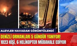 Denizli Ormanları 5 Gündür Cayır Cayır Yanıyor!