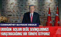 Erdoğan: Acıları Değil Sevinçlerimizi Yarıştıracağımız Türkiye İstiyoruz