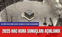 2025 Hac Kura Sonuçları Açıklandı: 84 Bin 942 Kişi Hacı Olmaya Hak Kazandı!