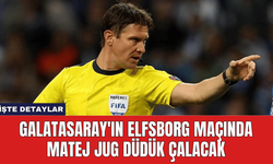 Galatasaray'ın Elfsborg Maçında Matej Jug Düdük Çalacak