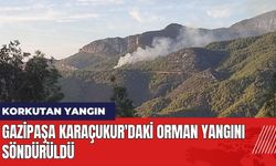 Gazipaşa Karaçukur'daki Orman Yangını Söndürüldü