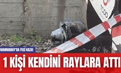 Marmaray'da Feci Kaza! 1 Kişi Kendini Raylara Attı