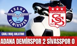 CANLI ANLATIM: Adana Demirspor 2 - Sivasspor 1