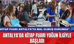 Antalya'da Kitap Fuarı Yoğun İlgiyle Başladı