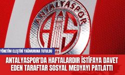 Antalyaspor'da Haftalardır İstifaya Davet Eden Taraftar Sosyal Medyayı Patlattı