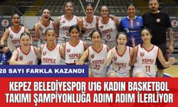 Kepez Belediyespor U16 Kadın Basketbol Takımı Şampiyonluğa Adım Adım İlerliyor